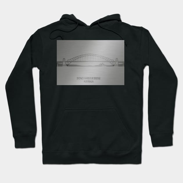 Sydney harbour bridge Hoodie by Creative at home